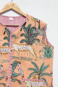 Nueva chaqueta acolchada de algodón para mujer, chaqueta de trabajo con parche indio hecho a mano para mujer - Product Image 2