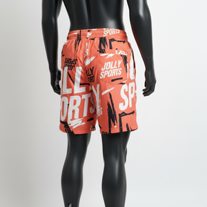 Shorts de Mujer de Alta Calidad, 200 GSM, Mezcla de Nailon, Diseño Coral Peach, Suaves y Transpirables, con Logotipo Personalizado por Transferencia de Calor - Product Image 5