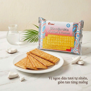 Premium Coconut Crackers Crispy Sweet Snack 160g ODM Private Label Export - Product Image 1