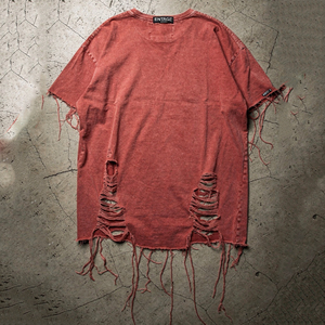 Camisetas Vintage al por Mayor con Efecto Desgastado para Hombre, Camisetas de Manga Corta con Cuello Redondo, Camisetas Desgastadas de Verano para Hombre - Product Image 2