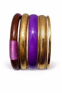 Handmade Resin Metal And Wood <b>Bangle</b> <b>Bracelet</b> With Natural Grain Elegant Fashion Jewelry Accessory - Product Image 1