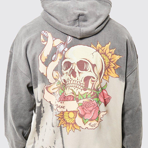 Meilleur prix – Sweat à capuche d'hiver pour homme, couleur unie, 100 % coton, respirant, écologique, style streetwear, haute qualité - Product Image 6