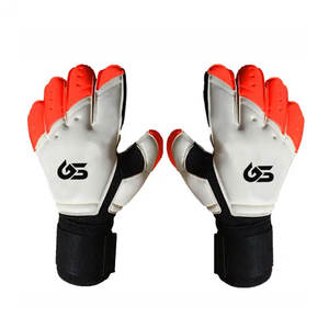 Breathable Waterproof PVC Hybrid Football Goalkeeper Gloves Full <b>Finger</b> Adjustable Hook and Loop Wrist <b>Strap</b> Outdoor Training - Product Image 3