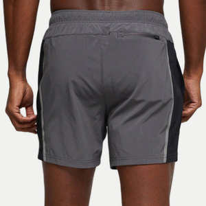 Shorts de sport professionnels pour hommes en toile tricotée, motif uni, séchage rapide et respirant, légers, taille haute - Product Image 2