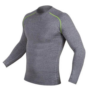 Premium <b>Men</b> Compression <b>Shirt</b> Custom Team Logo Breathable Quick Dry Activewear <b>Stretch</b> Fit For Workout And Fitness - Product Image 3