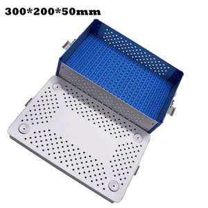 Bandeja de esterilización de aluminio para instrumentos quirúrgicos, estuche de dos capas, bandeja de autoclave médica, kit de instrumentos de acero inoxidable - Product Image 4