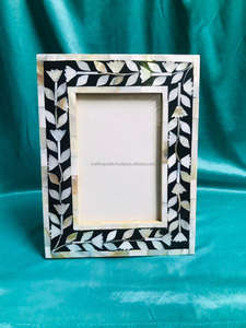 กรอบรูปไม้ MDF งานแฮนด์เมด สไตล์โมเดิร์น พิมพ์ลายซิลค์สกรีน พร้อมลายฝังกระดูก สำหรับตกแต่งบ้าน - Product Image 6