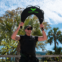 Sac de musculation bulgare personnalisé avec logo, en PU PVC, lesté de sable, pour entraînement de force, gym et fitness