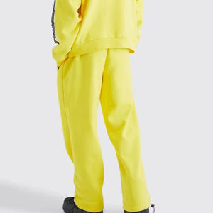 Pantalon de jogging plissé léger et décontracté pour homme, coupe ajustée, dernière mode, avec logo personnalisé, effet empilé, pour la course, délavé - Product Image 4