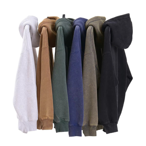 Sweat à capuche d'hiver pour homme avec logo personnalisé, en molleton 100% coton épais, coupe classique avec poche, prix de gros bas - Product Image 4