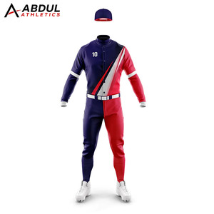 Uniforme de Béisbol Resistente para Hombre con Pantalones Cómodos, Número y Logotipo Personalizados, Ropa Deportiva Ligera - Product Image 1