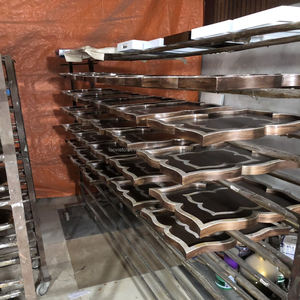 New Arrival Rustic <b>Wood</b> Serving Tray with Handles for Coffee Table Living Room Handmade Vietnam Easter Decorative Storage Tray - Product Image 6