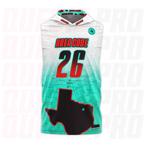 Reversible Hooded <b>Compression</b> 7v7 Custom Flag Football Jerseys Sublimation Sportswear Custom Flag Football Jerseys Personalized - Product Image 5
