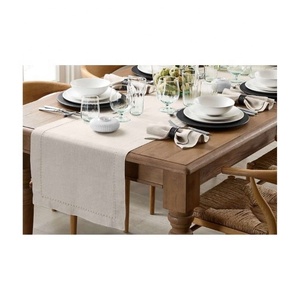 2024 Red Pure Cotton Embroidered Vintage Table Runner Bohemian Style <b>Tablecloth</b> With Tassel Dining Wedding Home Table Decoration - Product Image 6