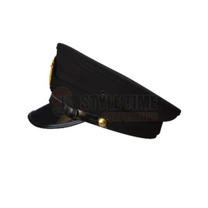 Chapeau d'uniforme classique avec broderie décorative et finition en tissu de qualité supérieure pour les collections de tenues cérémonielles - Product Image 2