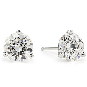 Boucles d'oreilles en diamant de laboratoire TW de 2,00 carats, pureté VVS, or 14 carats, certifiées IGI, bijoux de luxe en diamant pour femmes - Product Image 3