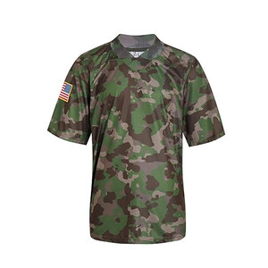Últimos Modelos de Camisetas de Fútbol Americano Personalizadas Unisex Talla Grande 100% Poliéster Transpirable de Manga Corta con Logotipo Personalizado - Product Image 1