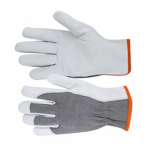 Guantes de Trabajo Resistentes de Cuero de Cabra, Protección Personal, Resistentes al Calor y a las Chispas, Duraderos, Protección para las Manos - Product Image 1
