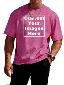 Camisetas de Golf para Hombre de Alta Calidad, Tejido Suave y Holgado, Cuello Redondo, Estampado en Serigrafía, Color Liso, Ecológicas - Product Image 2