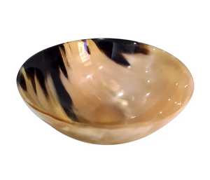 Bol en corne de buffle naturelle fait main, design classique, plat de service pour les fêtes, écologique, passe au lave-vaisselle, pièce maîtresse décorative - Product Image 6