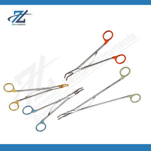 Pince à hémo-clip manuelle en acier inoxydable, applicateur de clips chirurgicaux réutilisable, instrument de chirurgie vasculaire de haute qualité - Product Image 5