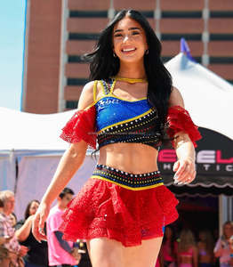 2025 mejor venta de ropa deportiva personalizada de manga completa uniformes de porristas con última técnica impresa de diseño para ropa de práctica - Product Image 5