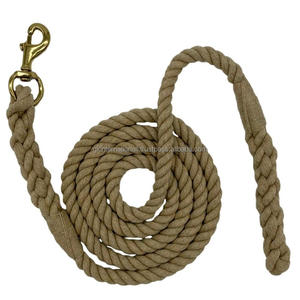 Mejor venta al por mayor precio trenzado a mano suave cómodo algodón cuerdas de plomo y accesorios de equitación - Product Image 4