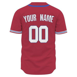 Camisetas de Béisbol Sublimadas Personalizadas de la Mejor Calidad, Camisetas de Softbol al por Mayor con Logotipo y Diseño Personalizados para Hombre - Product Image 6