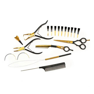 Kits Profesionales de Extensiones de Cabello, Equipo Completo de Salón y Accesorios de Belleza, Instalación, Aplicación y Remoción de Extensiones de Cabello - Product Image 1