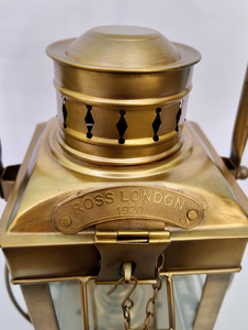 Lanterne à huile nautique en laiton de qualité supérieure, lampe à tempête vintage suspendue, lumière marine décorative disponible au prix de gros - Product Image 4