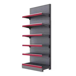 Commercial Iron Heavy <b>Weight</b> Display <b>Stand</b> 4 Shelves Single Side - Product Image 2