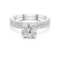Luxury IGI Certified Lab Grown Diamond Ring silver Gold VVS2 D Color Custom Engagement Ring Wholesale Manufacturer <strong>best</strong> price