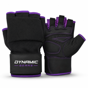 Gants de musculation sans doigts avec protection complète de la paume, antidérapants, pour la musculation, la salle de sport, avec support de poignet - Product Image 5