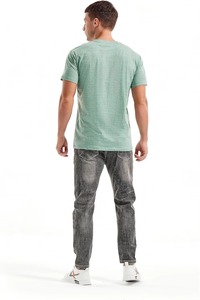 T-shirt imprimé avec logo personnalisé, fabricant OEM ODM en Chine, fournisseur de t-shirts streetwear haut de gamme à épaules tombantes - Product Image 2