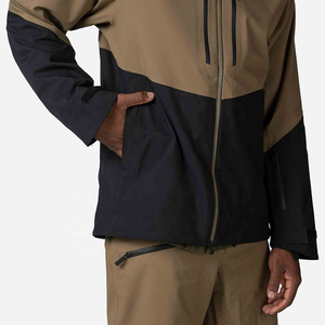 Latest Fashion Casual Men's ZIP Collar Hooded Softshell Winter Ski <b>Jackets</b> Waterproof Breathable Windproof Custom Colors - Product Image 4