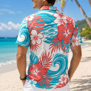 Chemises de plage pour hommes les plus vendues, qualité supérieure, nouvelle tendance, disponibles à prix avantageux. - Product Image 4
