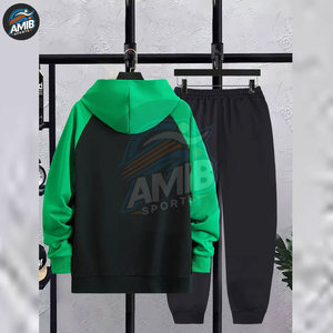 Survêtements à capuche pour hommes de qualité supérieure, design premium, couleur unie personnalisable, respirants, légers, hiver, service OEM Pakistan - Product Image 2