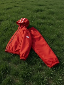 Stylish Hip Hop Winter Solid Windproof Breathable Windbreaker <b>Tracksuits</b> for Men's Training Elastic Closure Outdoor Two Piece - Product Image 5