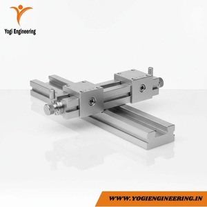 Yogi Engineering Linear 01 Precision Linear Slide Manual Linear Stage with <b>Micrometer</b> Adjustment Aluminium Alloy Stainless Steel - Product Image 3
