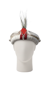 Chapeau en laine Chitrali avec plume et épingle à revers Makhor, chapeau traditionnel fait main de style Pakol pour hommes - Product Image 4