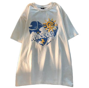 Camiseta de algodón 100% personalizada para hombre, de peso pesado, con estampado de marca, serigrafía, impresión en relieve y logotipo en stock. - Product Image 1