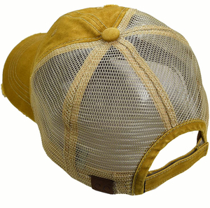 Gorra de béisbol estilo vintage desgastado con cierre de hebilla ajustable, venta al por mayor, gorra retro desgastada tipo Dad Cap, gorra con lavado pesado y efecto desgastado. - Product Image 6