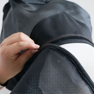 Cache-mouches en maille respirante pour chevaux, protection faciale anti-insectes pour l'équitation en extérieur, avec protection des oreilles, prix de gros - Product Image 5