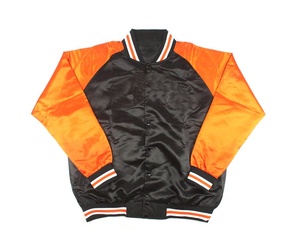 Best Top Selling 2025 Wholesale <b>Men</b> Varsity Jackets Hot Sales Good Quality Factory Satin Varsity Jackets - Product Image 1