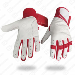 Gants de frappe de baseball pour jeunes, professionnels, robustes, personnalisés, adhérence forte, manchette longue, cuir, ambidextres, confortables - Product Image 4
