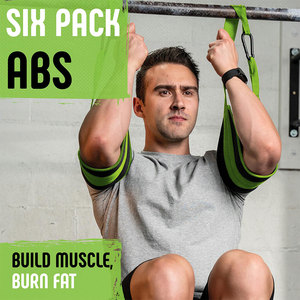 Sangles abdominales réglables en polyester pour la musculation, accessoires de fitness pour la gym, avec boucle de compression, personnalisables - Product Image 2