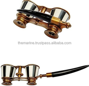 Binoculares de gafas de ópera de 2,5 pulgadas para adultos con asa, binoculares de mano de tamaño de bolsillo de latón y Perla de capitán - Product Image 5