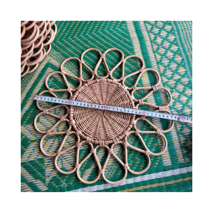 Premium Natural Woven Rattan <b>Placemat</b> Dining <b>Table</b> Decor Vietnam Supplier - Product Image 3
