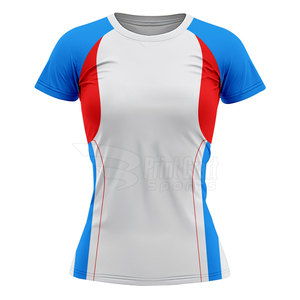 Sports Wear Breathable Women O-Neck Softball <b>Shirts</b> Eco Friendly New Design O-Neck Softball <b>Shirts</b> - Product Image 3