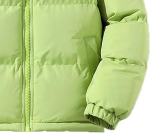 Veste matelassée de luxe pour homme, col montant, logo frontal, légère, isolation thermique pour les voyages d'hiver, la randonnée et le quotidien - Product Image 4